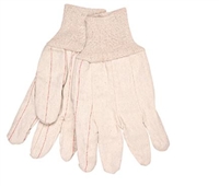 MCR 9018C Double-Palm Nap-In Canvas Glove - Natural Knit Wrist