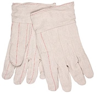 MCR 9018CB Double-Palm Nap-In Canvas Glove - Natural Band Top