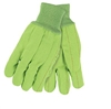 MCR 9018CDG Double-Palm Nap-In Canvas Glove - Green Hi-Vis Cord Quilted Knit Wrist