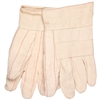 MCR 9132K Hot Mill Knuckle Strap Burlap-Lined Cotton Glove - Heavy Weight - 2-1/2" Band Cuff