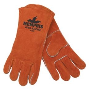 MCR 4300 Shoulder Leather Welder's Gloves - Russet Select Leather