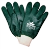 MCR 6400 Nitrile Reinforced Double Dipped PVC Glove With Green Knit Wrist