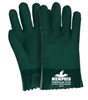 MCR 6410 Nitrile Reinforced Double Dipped PVC Glove With Green 10" Gauntlet