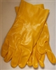 MCR 6612 Double Dipped Textured PVC Glove With Yellow 12" Gauntlet