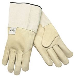 MCR 4900LN Leather Mig/Tig Welder's Glove - Cream Premium