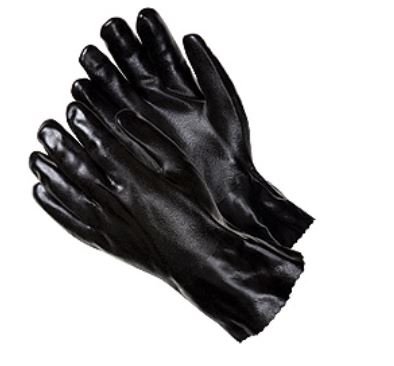 MCR 6524SJ Standard Double Dipped PVC Glove With 14" Gauntlet Jersey Lining