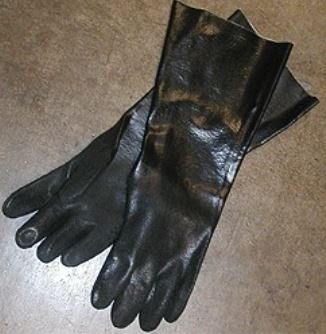 MCR 6528S Standard Double Dipped PVC Glove With 18" Gauntlet