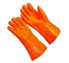 Seattle Glove 8940R-12 PVC Dipped Orange Foam Glove With 12" Gauntlet Cuff