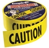 Empire 76-0600 3" x 500' Yellow "CAUTION" Reinforced Constuction Grade Caution Tape