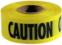Empire 77-0201 3" x 200' Yellow "CAUTION" General Purpose Caution Tape