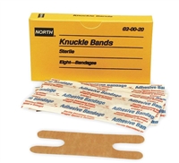 North Safety 020020 Knuckle Woven Adhesive Bandages