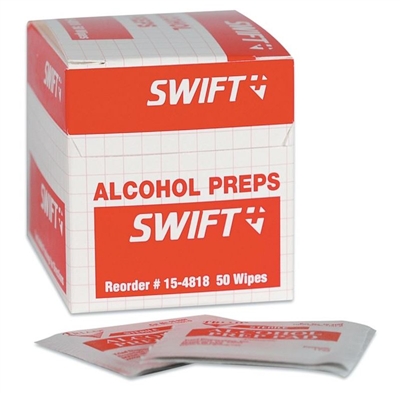 North Safety 154818 Alcohol Wipes