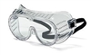 Crews 2225R Stryker General Purpose Safety Goggle - Regular Clear Anti-Fog Perforated With Rubber Strap