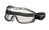 Crews 2310AF Stryker Anti-Fog Safety Goggle - Clear Lens With Smoke Frame And Rubber Strap