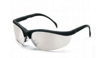 Crews KD119AF Klondike Safety Glasses - Indoor/Outdoor Anti-Fog Lens Black Frame
