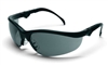 Crews KD312AF Klondike Plus Safety Glasses - Gray Anti-Fog Lens Black Frame