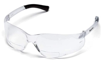 Crews BKH25 BearKat Magnifier Safety Glasses - Clear Lens 2.5 Diopter