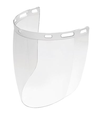 Gateway 660 Polycarbonate Universal Fit Face Shield - Clear  - 8" x 15-1/2"