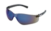 Crews BK118 BearKat Safety Glasses - Blue Mirror Lens Silver Temples