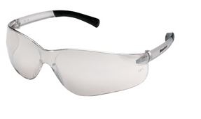 Crews BK119 BearKat Safety Glasses - Indoor/Outdoor Mirror Lens Silver Temples