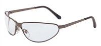 Uvex S2450 Tomcat Metal Frame Safety Glasses - Clear Lens With Hardcoat Coating