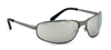 Uvex S2453 Tomcat Metal Frame Safety Glasses - Silver Mirror Lens With Hardcoat Coating