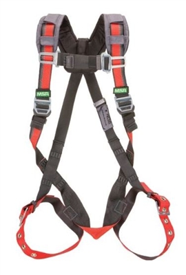 MSA 10105890 Evotech Full Body Harness - XL Size With Back D-Ring