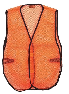 2W International 8018D Orange Blaze Mesh Safety Vest