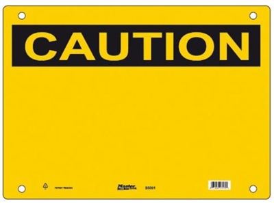 Guardian Extreme S5001 Caution Sign