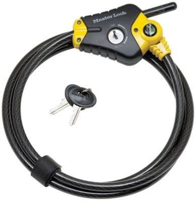Master Lock 8413KACBL6 Adjustable Locking Cable