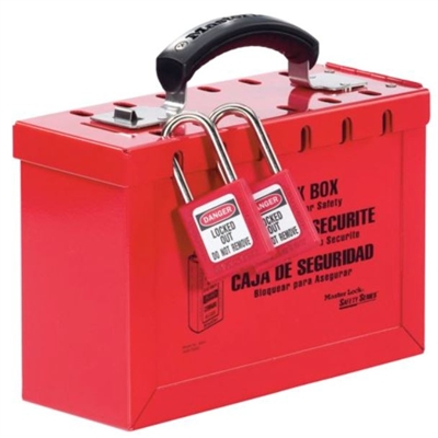 Master Lock 498A Red Safety Lock Box