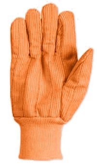 Southern Glove ICCHF18FO Fluorescent Orange Cotton Glove - Import