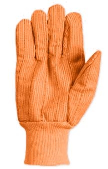 Southern Glove ICHF18FO Fluorescent Orange Poly/Cotton Glove - Import