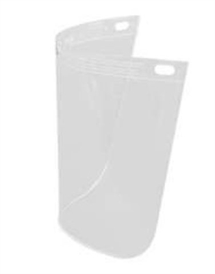 Fibre-Metal 4118CL High Performance Faceshield Window - 8" x 11-1/4" Clear Standard View