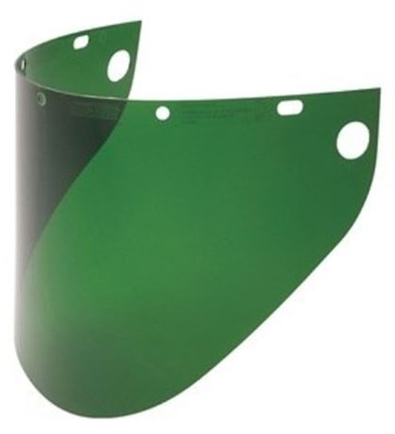 Fibre-Metal 4199DGN High Performance Faceshield Window - 9-3/4" x 19" Green Extended View