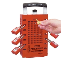 Master Lock 503RED Latch Tight Red Group Lock Box