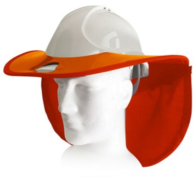 Snap Brim SBSTD-CAP-TGARD-OR/OR Standard Snap Brim For MSA TOP GARD & Honeywell Fibre Metal Cap Hard Hat