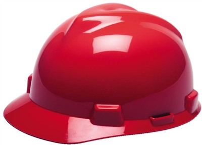 MSA 463947 Red V-Gard Non-Slotted Cap