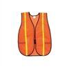 MCR River City V211R Orange Polyester Mesh Safety Vest