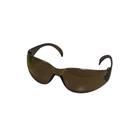 PIP 250-01-5504 Zenon Z12 Rimless Safety Glasses with Dark Brown Temple, Dark Brown Lens and Anti-Scratch Coating