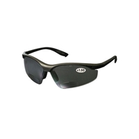 PIP 250-25-0115 Mag Readers Semi-Rimless Safety Readers with Black Frame, Gray Lens and Anti-Scratch Coating - +1.50 Diopter
