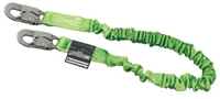 Miller 216M-Z7/6FTGN Single Leg Manyard II Stretchable Shock Absorbing Lanyard - Snap Hook Harness Connection And Snap Anchor Hook