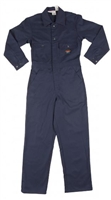 RASCO BFR750 7.5 Oz Navy Cotton Fire Retardant Coverall