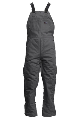Lapco BIFRWS9GY Gray FR Insulated Bib With Windshield Technology