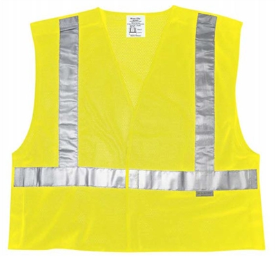 MCR CL2ML Fluorescent Lime Luminator Vest