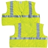 MCR CL2MLP Fluorescent Lime Luminator Vest