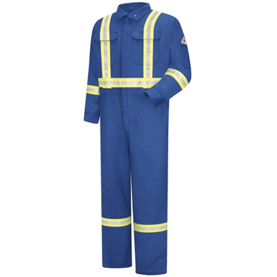 Bulwark CMBCRB 7 Oz CoolTouch2 Royal Blue Premium Coverall With Reflective Trim