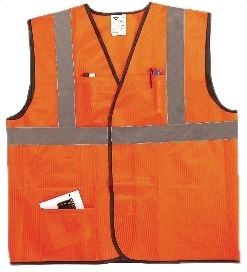 2W International EN311C-2 Class 2 Orange Safety Vest
