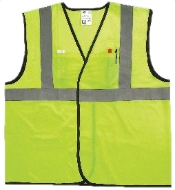 2W International EN511C-2 Green 2 Orange Safety Vest