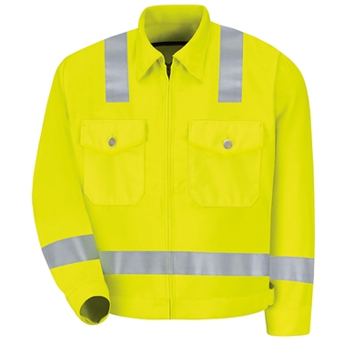 RED KAP JY32HV HI-VISIBILITY IKE JACKET - CLASS 2 LEVEL 2